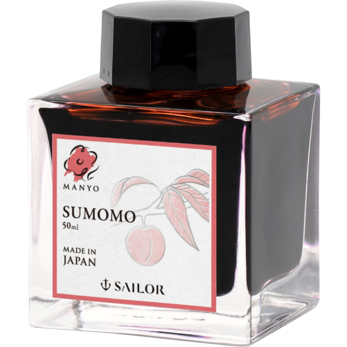 Sailor Manyo Ink Bottle - Sumomo (Cherry Blossom) - 50ml (Overseas Exclusive)-Pen Boutique Ltd