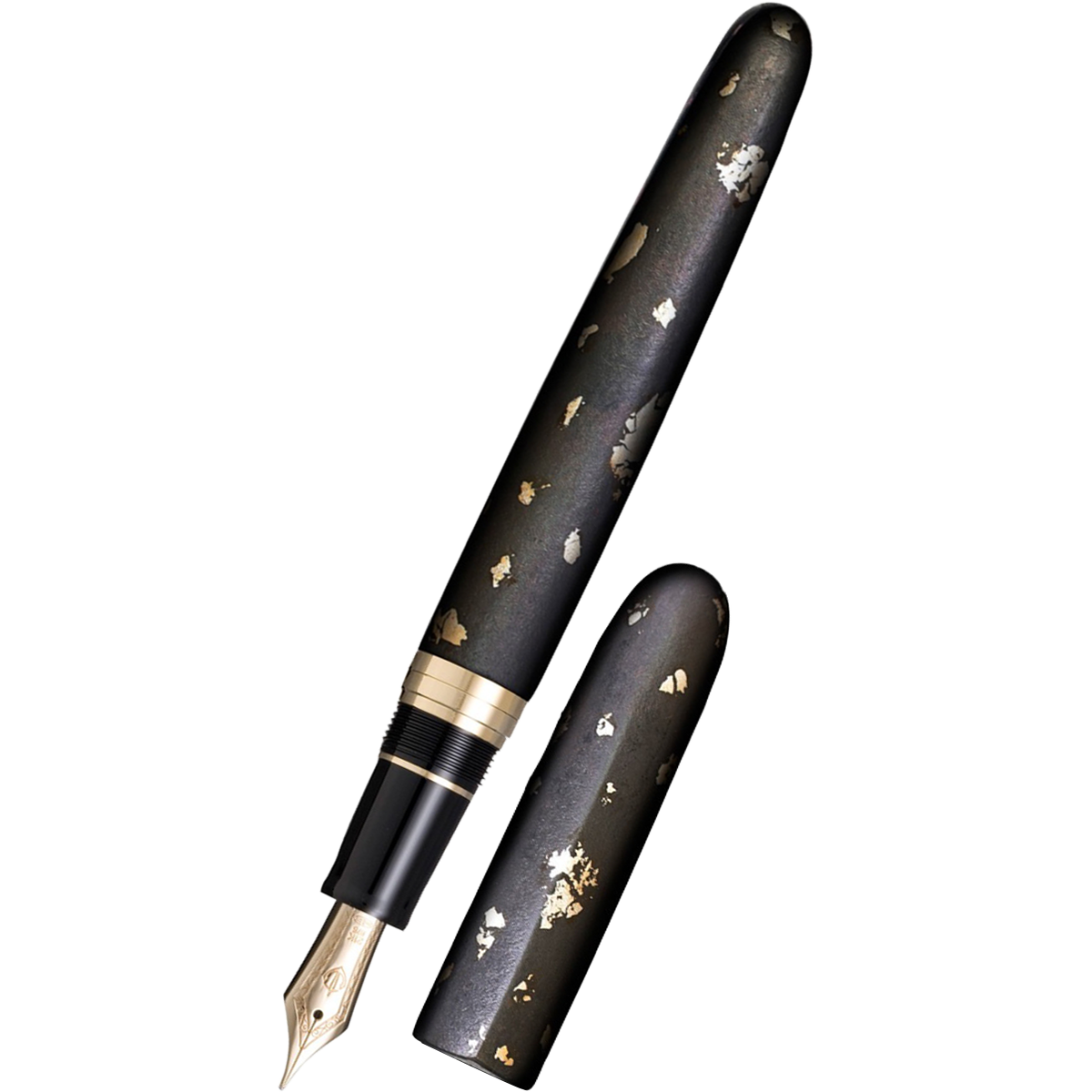 Sailor Nawate Haku-Chirashi Fountain Pen - Yoh - Silver Foil - 21K Nib (Bespoke Dealer Exclusive)-Pen Boutique Ltd