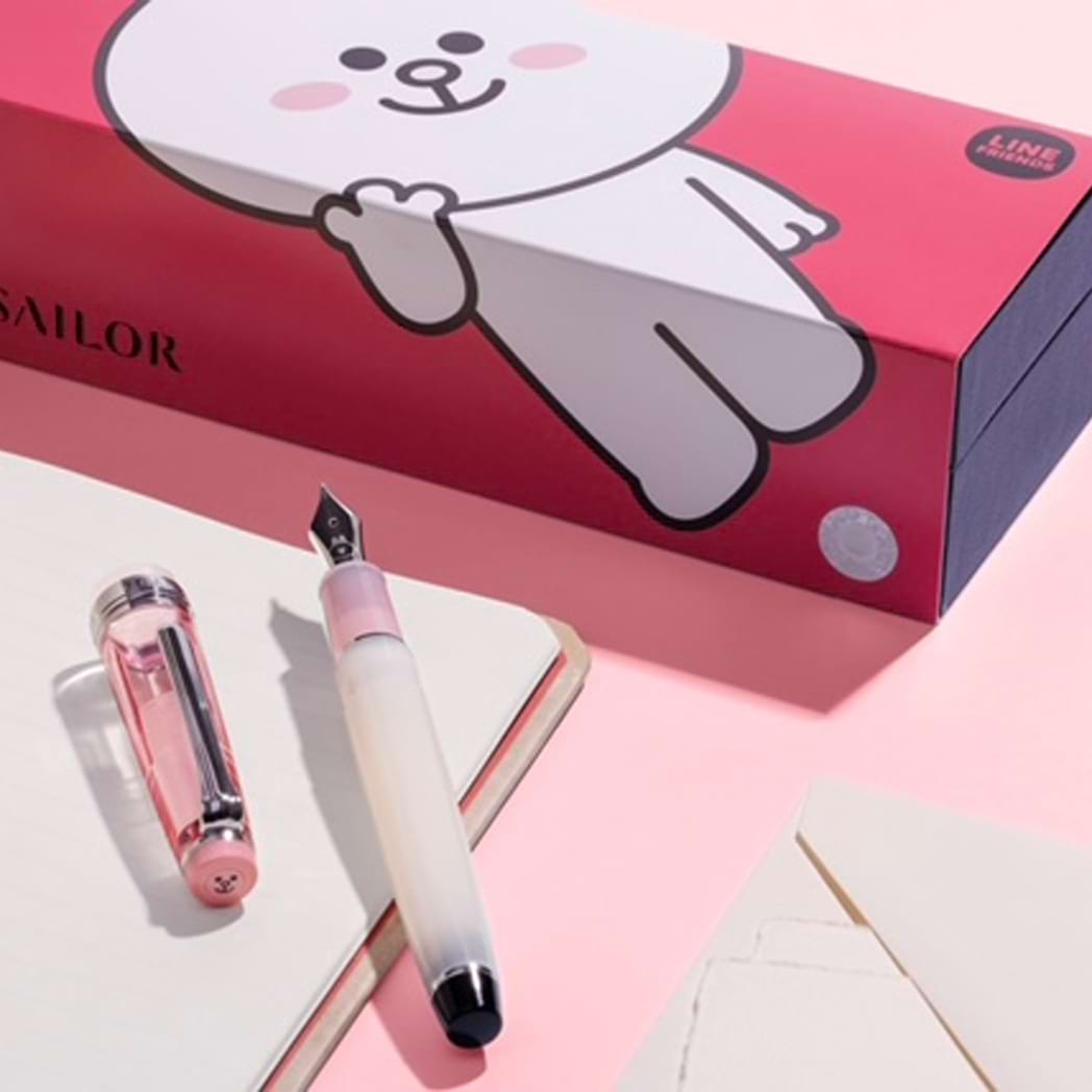 Sailor Professional Gear Slim Fountain Pen - LINE FRIENDS - CONY (North America Exclusive)-Pen Boutique Ltd