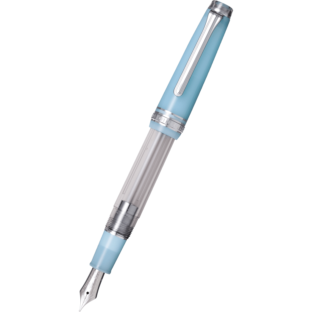 Sailor Professional Gear Slim Manyo Fountain Pen #2 Set - Moss - Silver Trim (Special Edition)-Pen Boutique Ltd