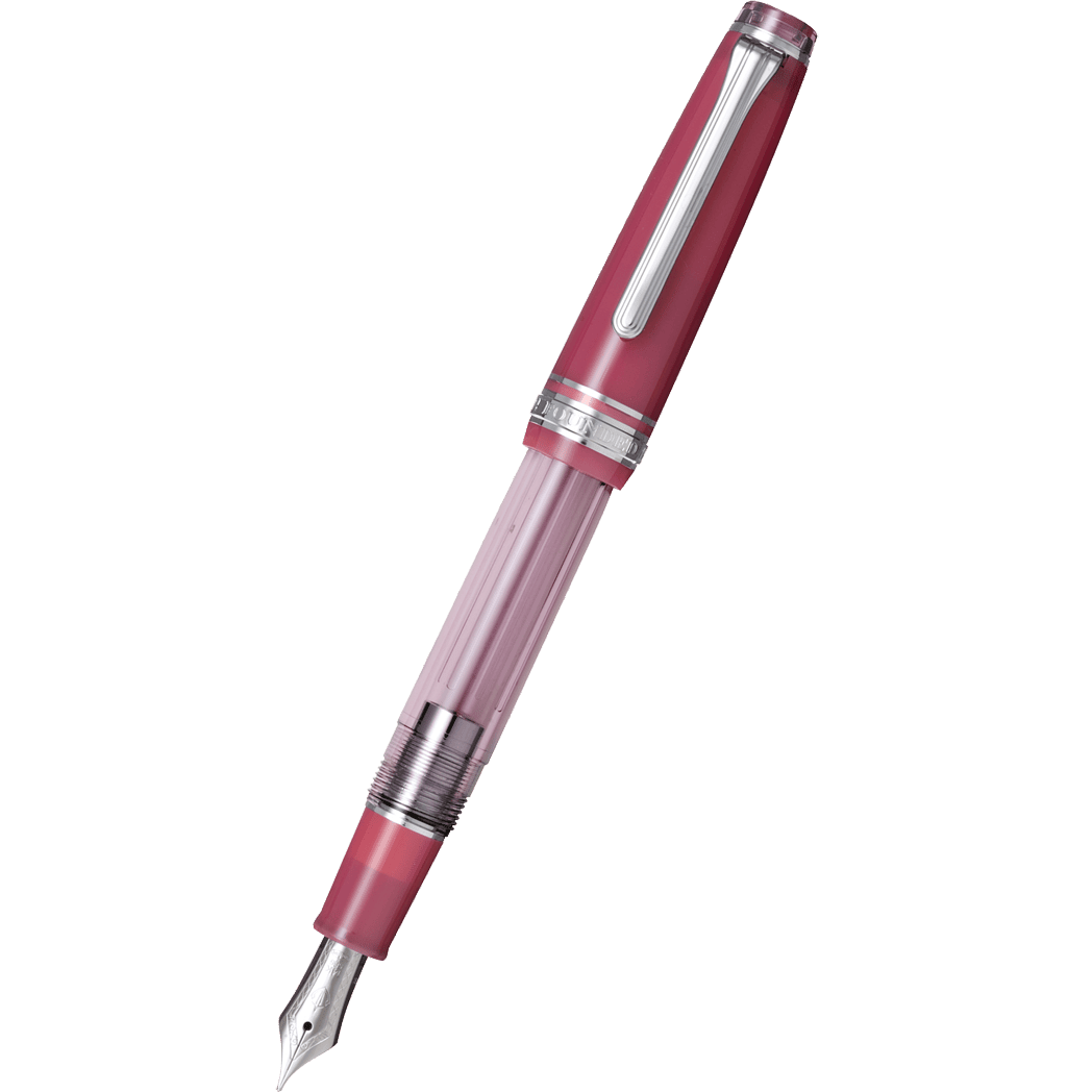 On Sale: Sailor Professional Gear Slim Manyo Fountain Pen 2 Set - Wisteria - Silver Trim (Special Edition) - Pen Boutique Ltd