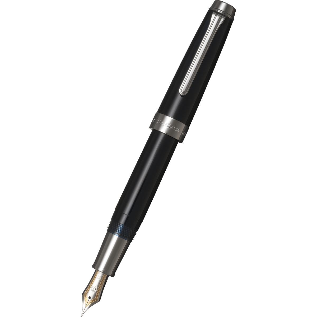 Sailor Professional Gear Anchor Fountain Pen - Blue Dawn - Silver Trim - Pen Boutique Ltd