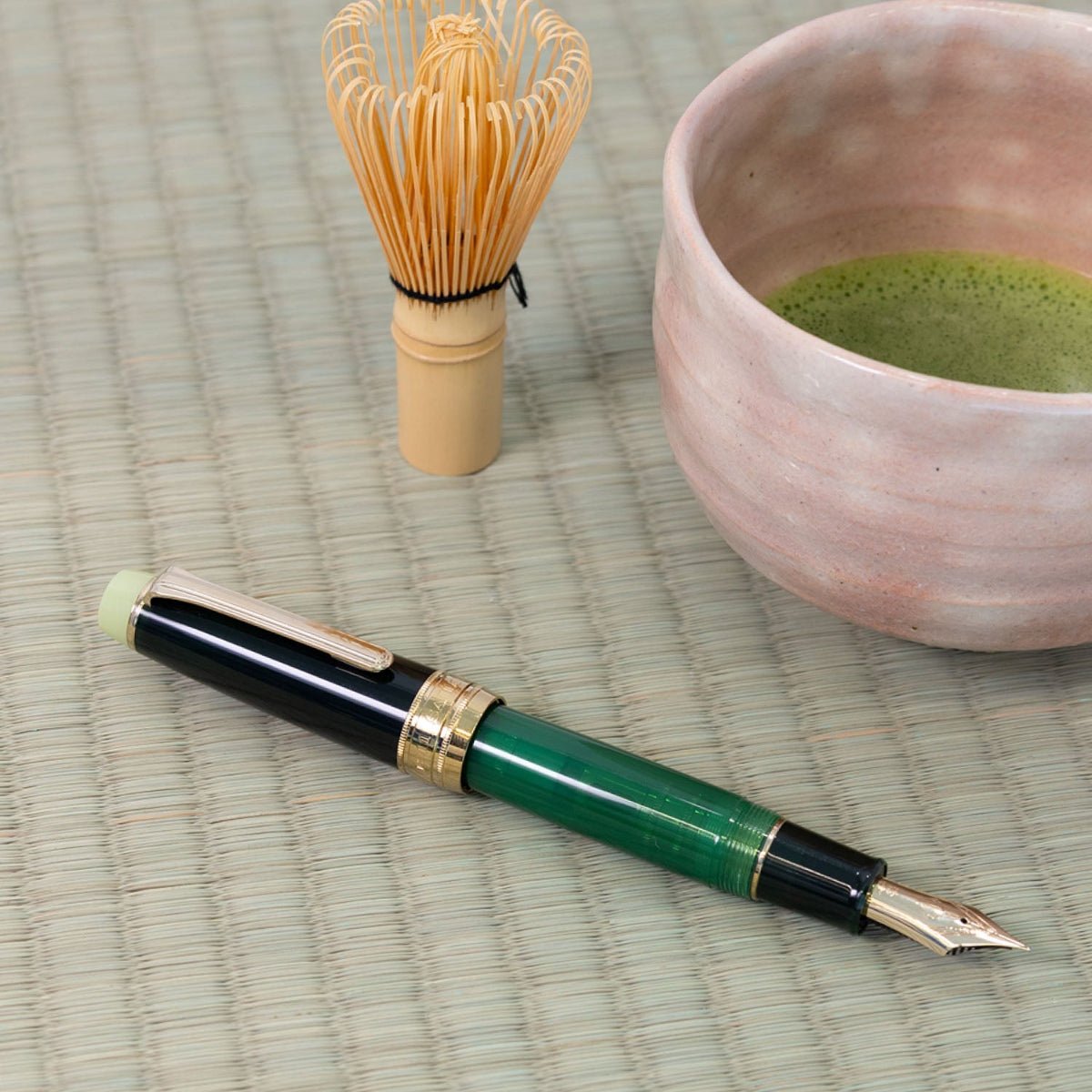 Sailor Professional Gear Fountain Pen - King Of Pens - Teatime Around the World Japanese Tea Ceremony - Matcha (Limited Edition) - Pen Boutique Ltd