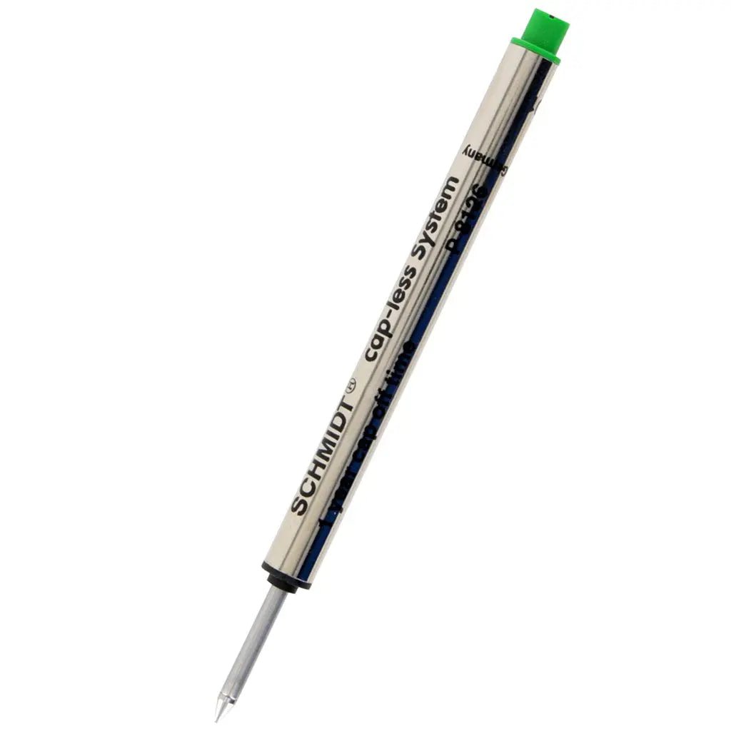 Schmidt Short Capless Rollerball Refill - Green - Pen Boutique Ltd