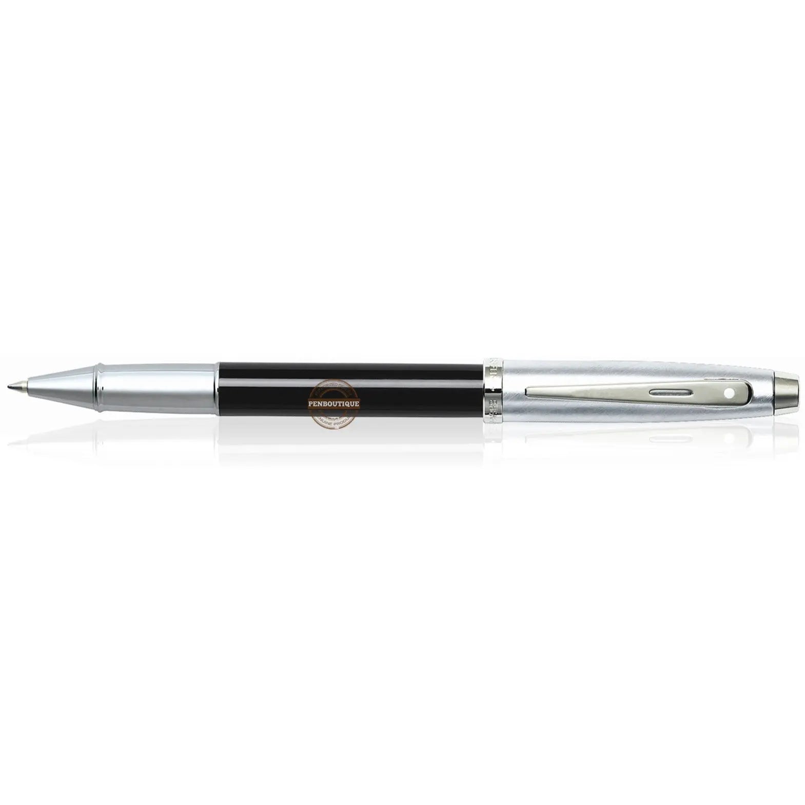 Sheaffer 100 Black Lacquer Rollerball Pen-Pen Boutique Ltd