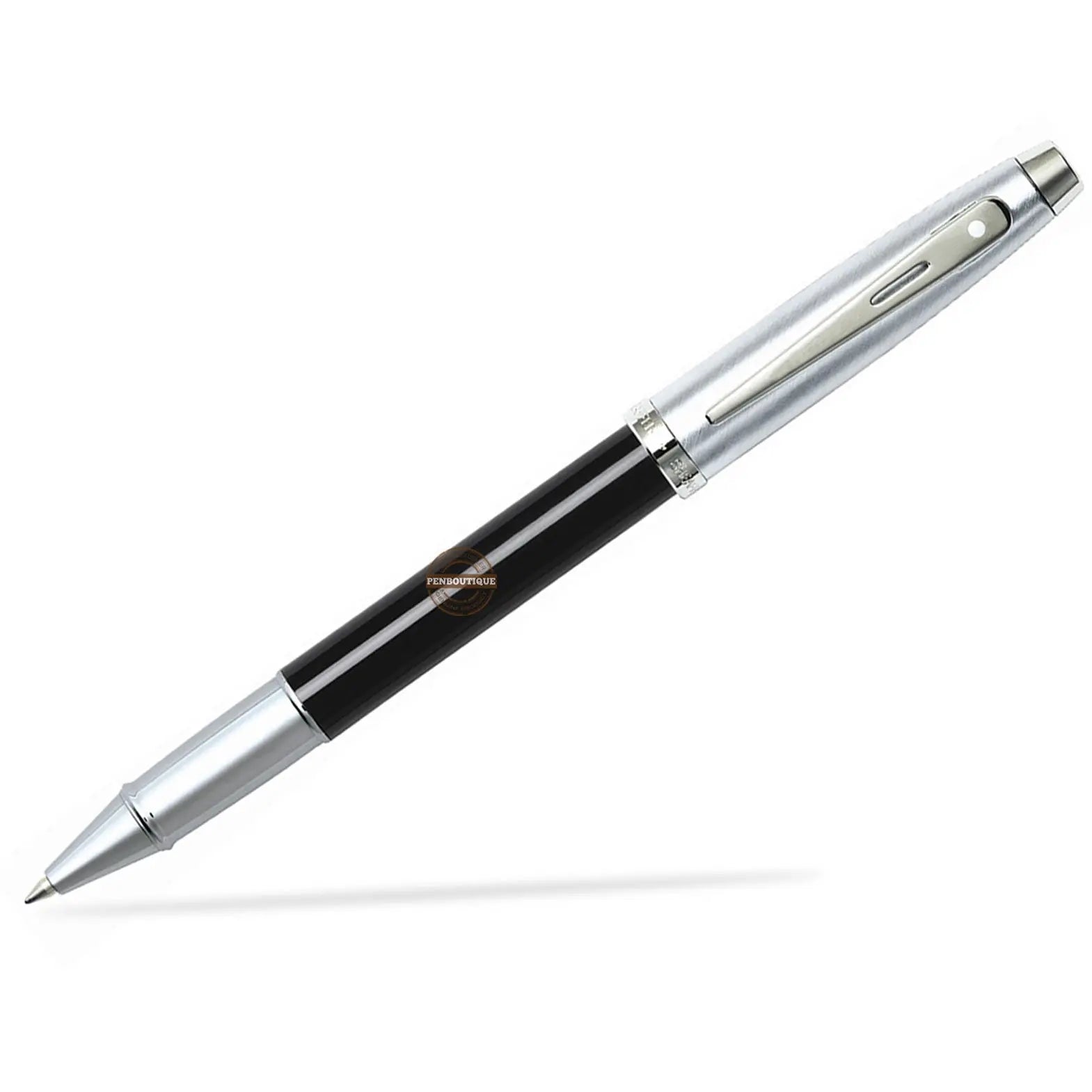 Sheaffer 100 Black Lacquer Rollerball Pen-Pen Boutique Ltd
