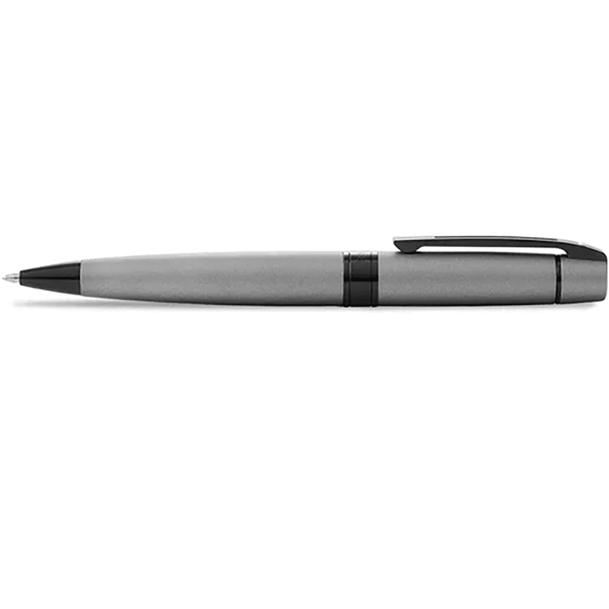 Sheaffer 300 Ballpoint Pen - Matte Gray - Black Trim - Pen Boutique Ltd