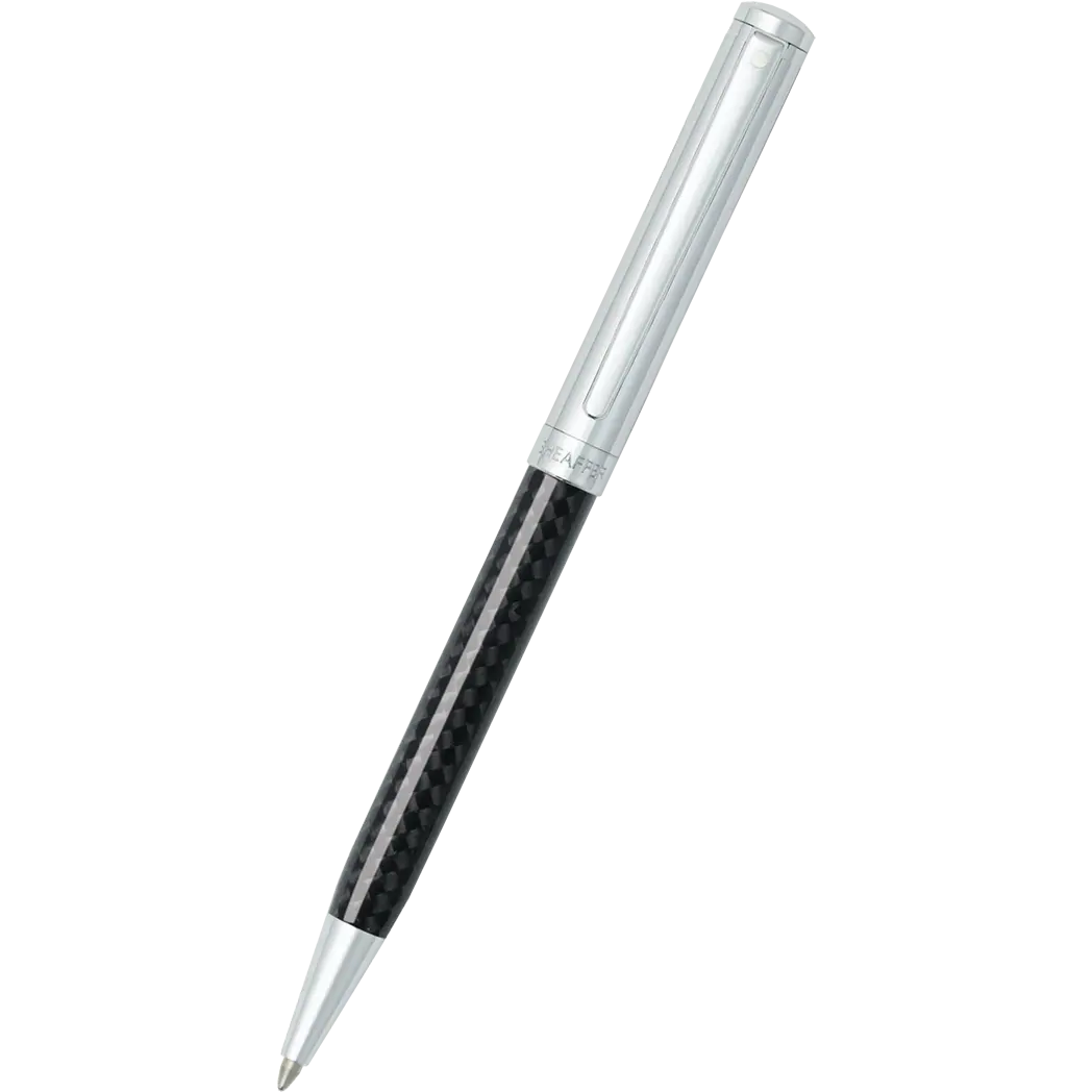 Sheaffer Intensity Carbon Fiber Chrome Cap Ballpoint Pen-Pen Boutique Ltd