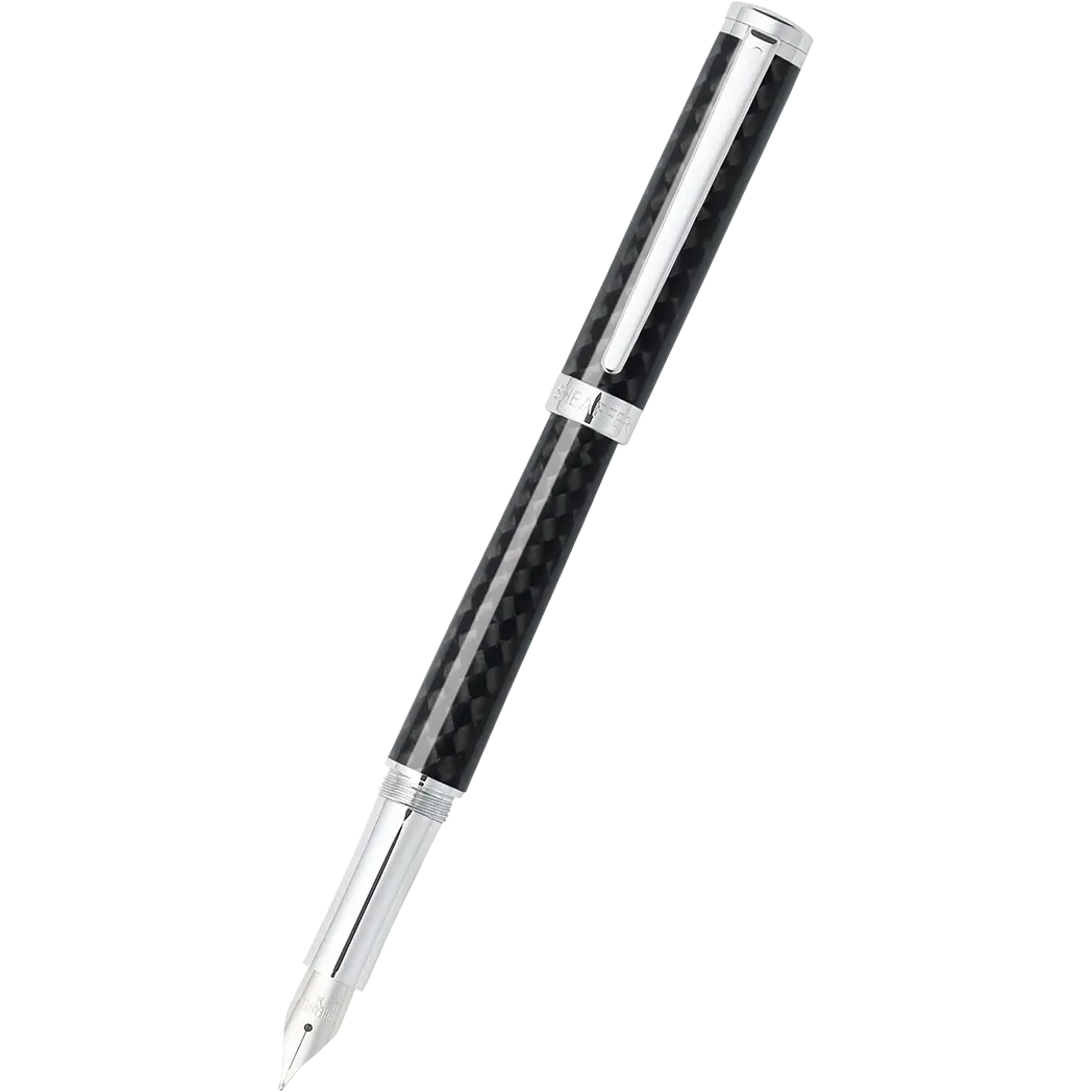 Sheaffer Intensity Carbon Fiber Chrome Trim Fountain Pen-Pen Boutique Ltd