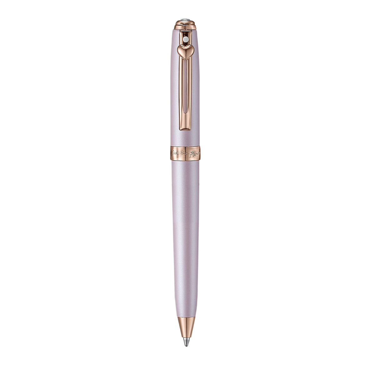 Sheaffer Prelude x Emily in Paris Mini Ballpoint Pen with Swarovski Crystal - Pastel Pink + Hardbound Small Notebook (Gift Set)-Pen Boutique Ltd