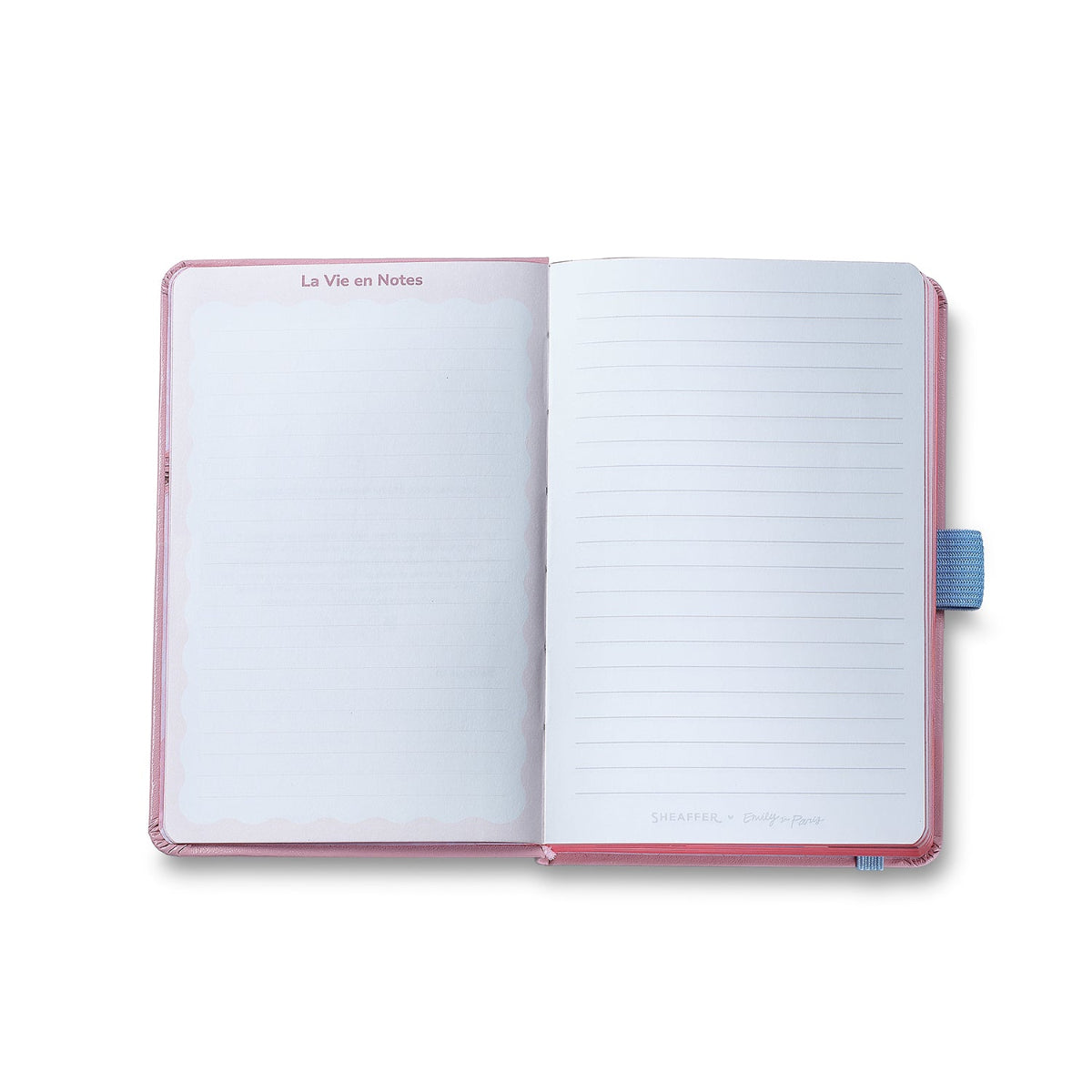 Sheaffer Prelude x Emily in Paris Mini Ballpoint Pen with Swarovski Crystal - Pastel Pink + Hardbound Small Notebook (Gift Set)-Pen Boutique Ltd