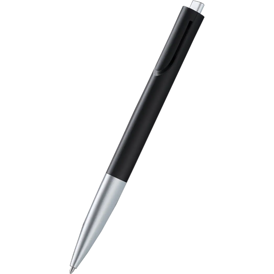 Lamy Noto Ballpoint Pen - Black/Silver-Pen Boutique Ltd