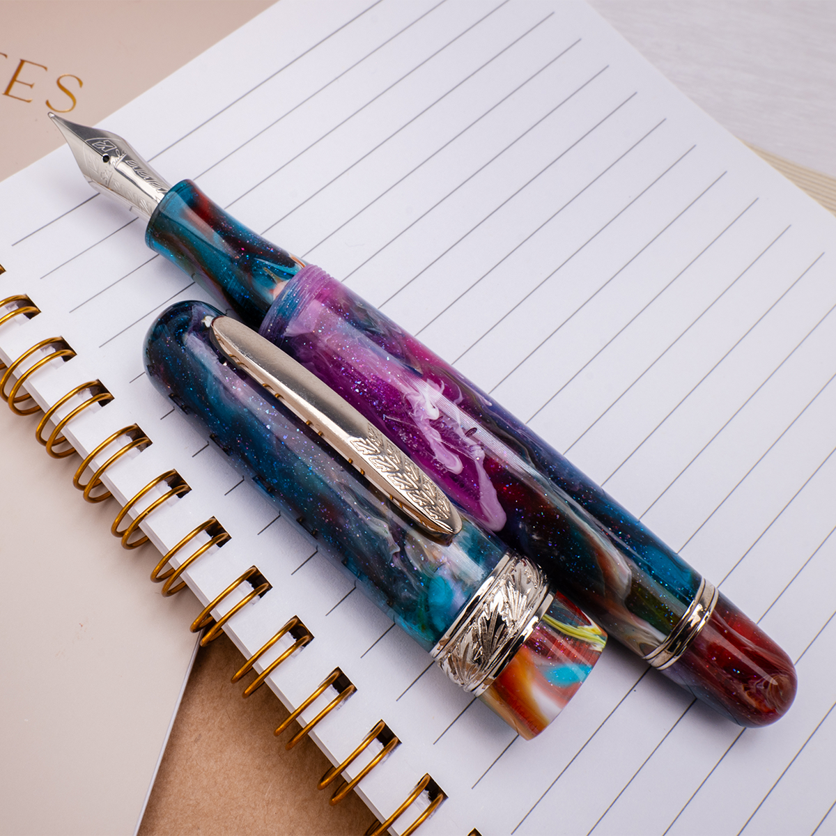 Stipula Etruria Fountain Pen - Primary Manipulation 6.5 (Limited Edition88)-Pen Boutique Ltd