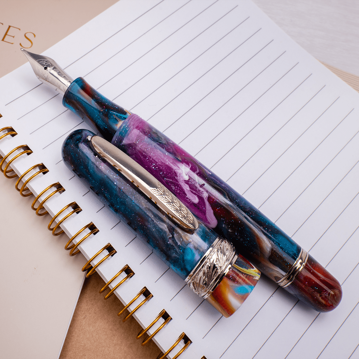 Stipula Etruria Fountain Pen - Primary Manipulation 6.5 (Limited Edition88) - Pen Boutique Ltd