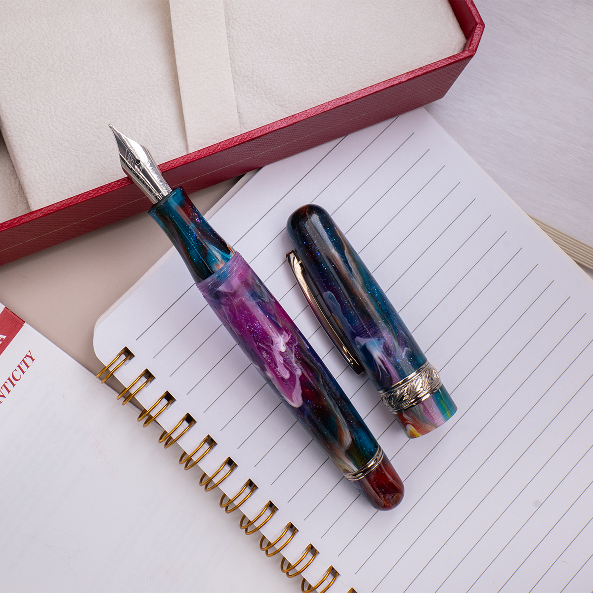 Stipula Etruria Fountain Pen - Primary Manipulation 6.5 (Limited Edition88)-Pen Boutique Ltd