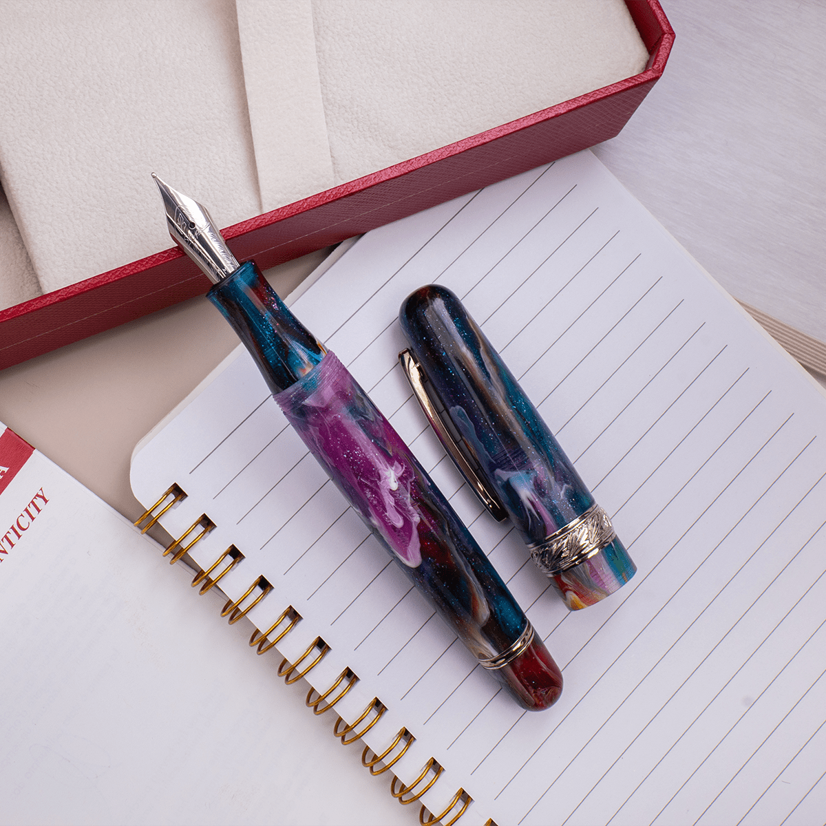 Stipula Etruria Fountain Pen - Primary Manipulation 6.5 (Limited Edition88) - Pen Boutique Ltd