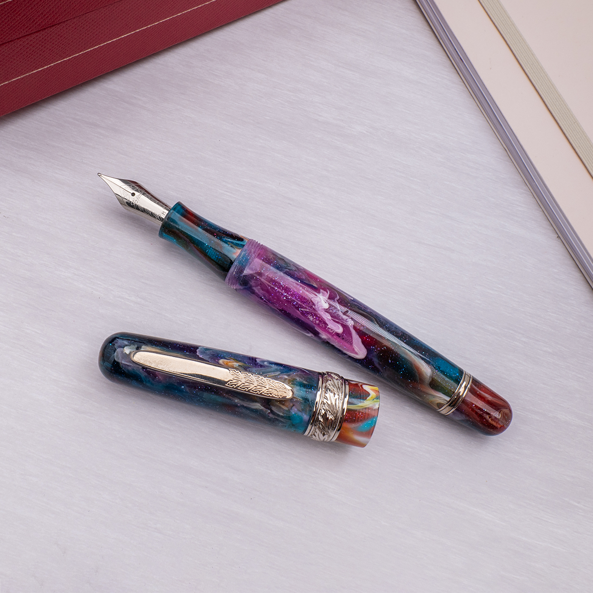 Stipula Etruria Fountain Pen - Primary Manipulation 6.5 (Limited Edition88)-Pen Boutique Ltd
