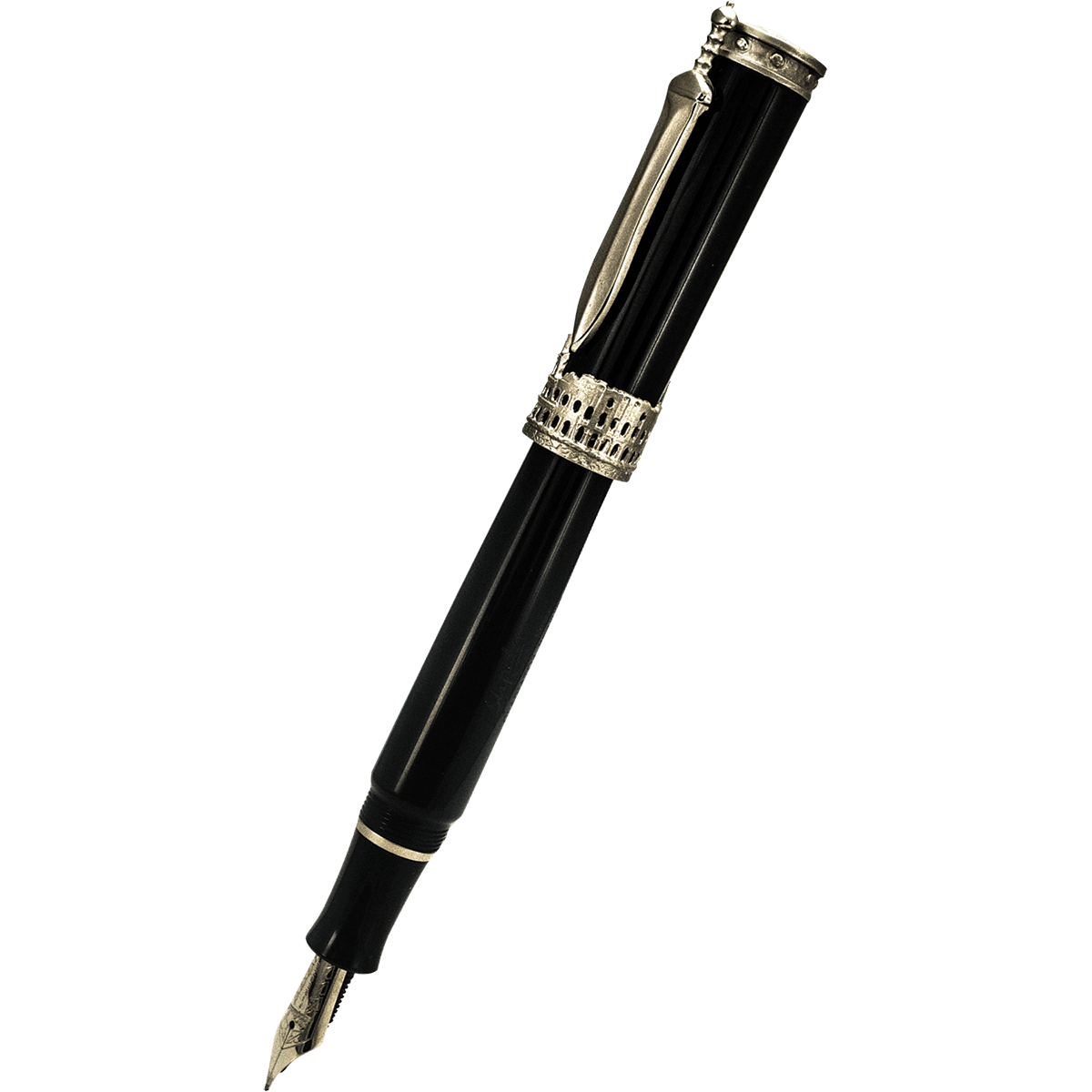 Stipula Gladiator Fountain Pen - Black - Pen Boutique Ltd