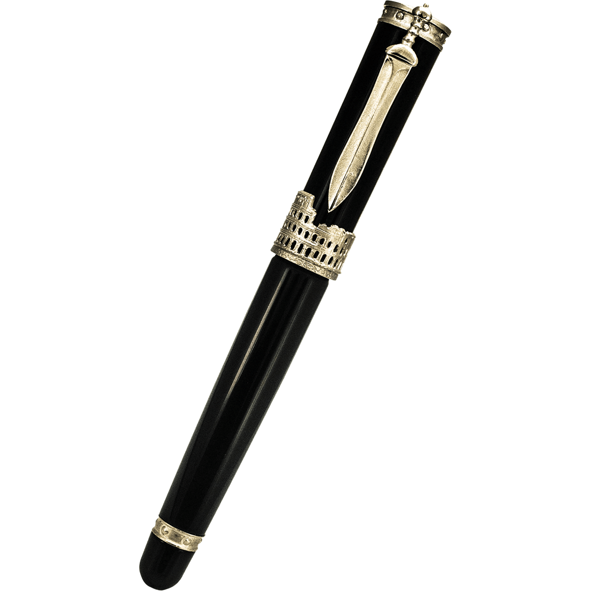 Stipula Gladiator Fountain Pen - Black - Pen Boutique Ltd