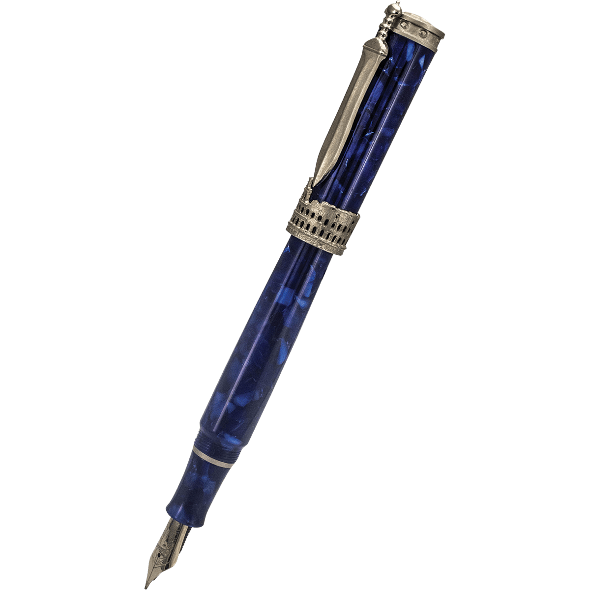 Stipula Gladiator Fountain Pen - Cuma Blue - Pen Boutique Ltd
