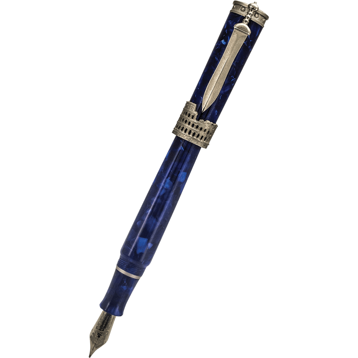 Stipula Gladiator Fountain Pen - Cuma Blue - Pen Boutique Ltd