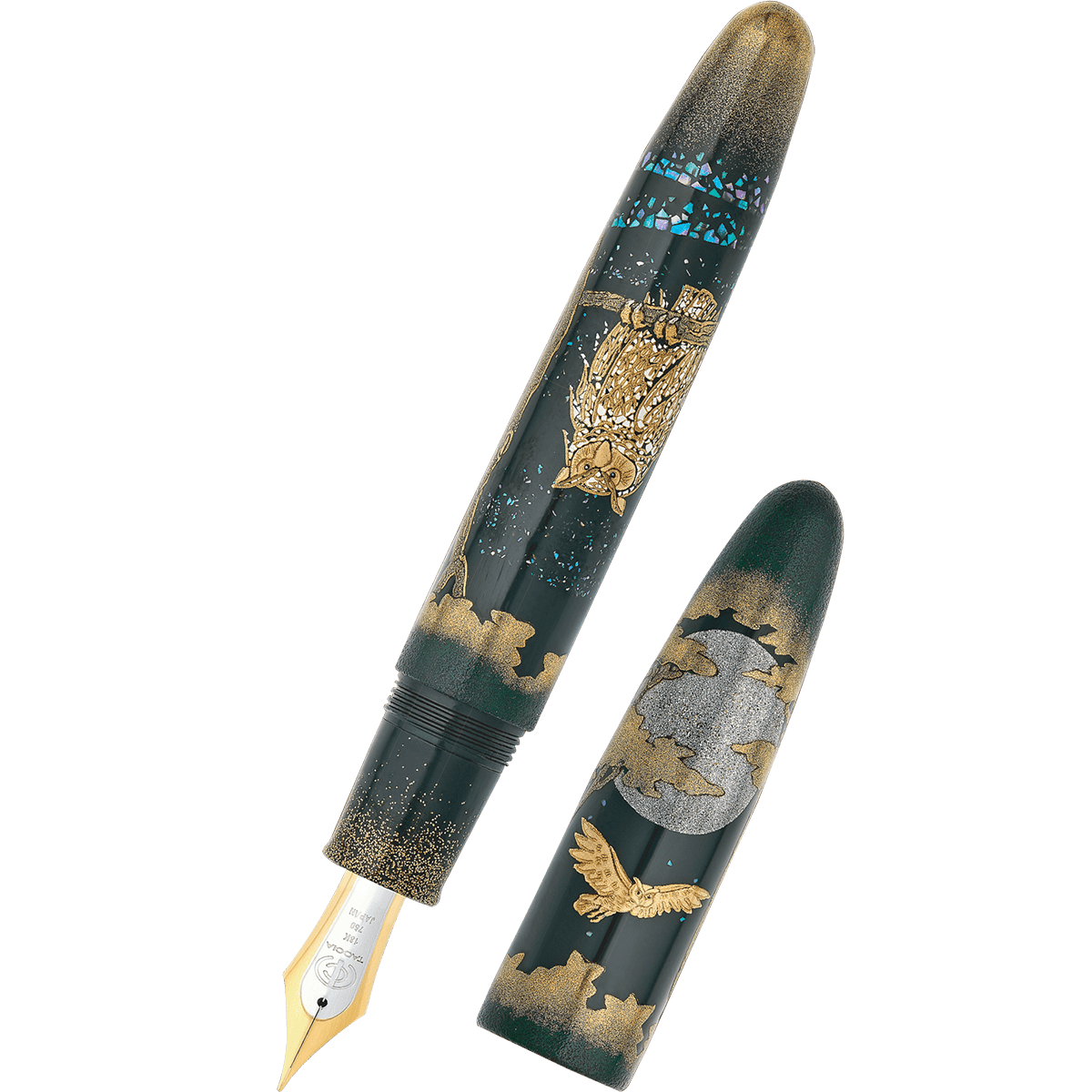 Taccia Empress Fountain Pen - Hidden Forest Owl (Limited Edition) - Pen Boutique Ltd