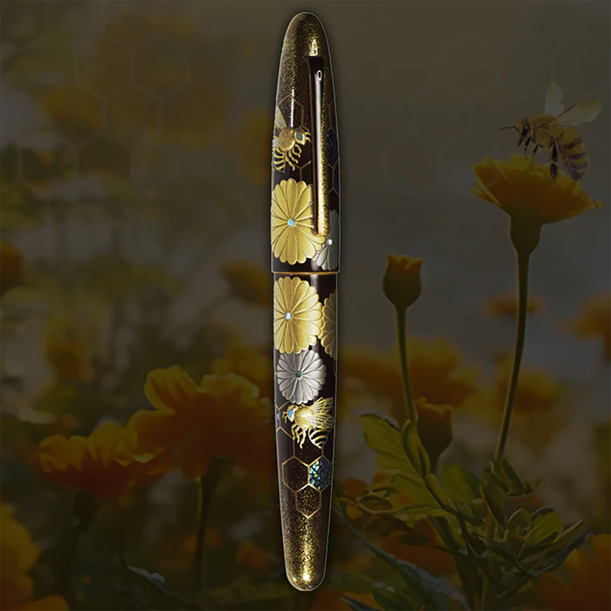 Taccia Empress Fountain Pen - Imperial Honeybee (Limited Edition)-Pen Boutique Ltd