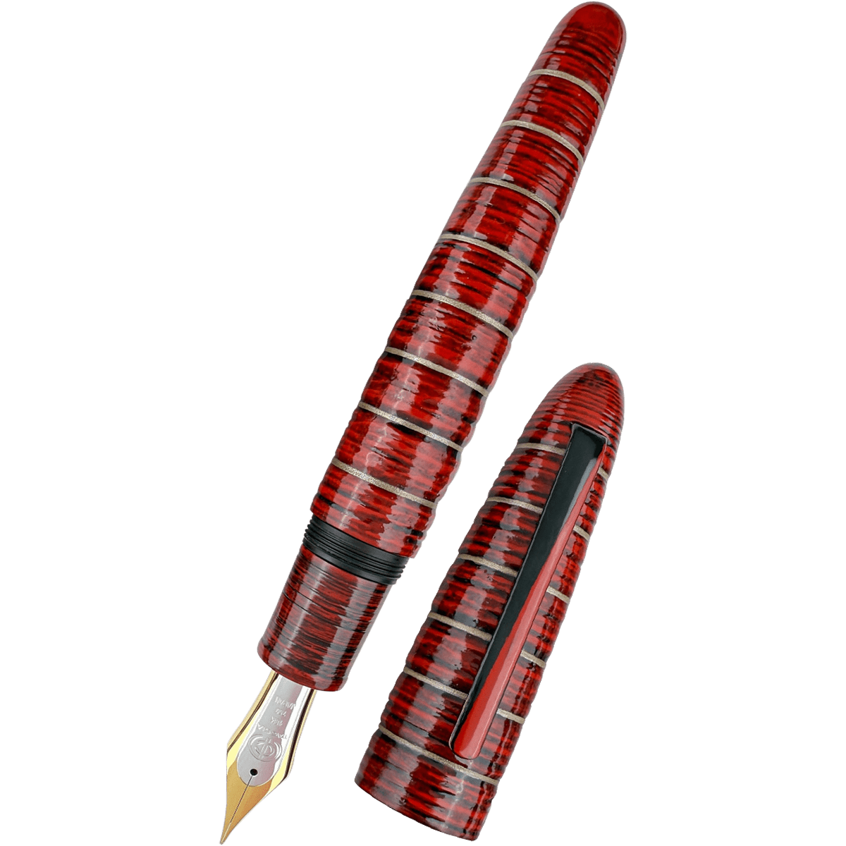 Taccia Empress Fountain Pen - Wajima 36 Red (Limited Edition) - Pen Boutique Ltd