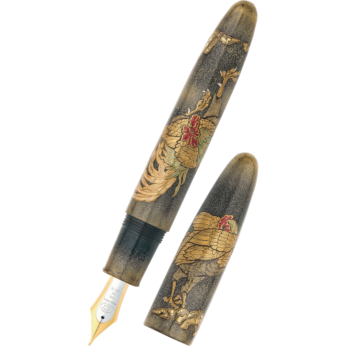 Taccia Empress Fountain Pen - Golden Herald Rooster (Limited Edition)