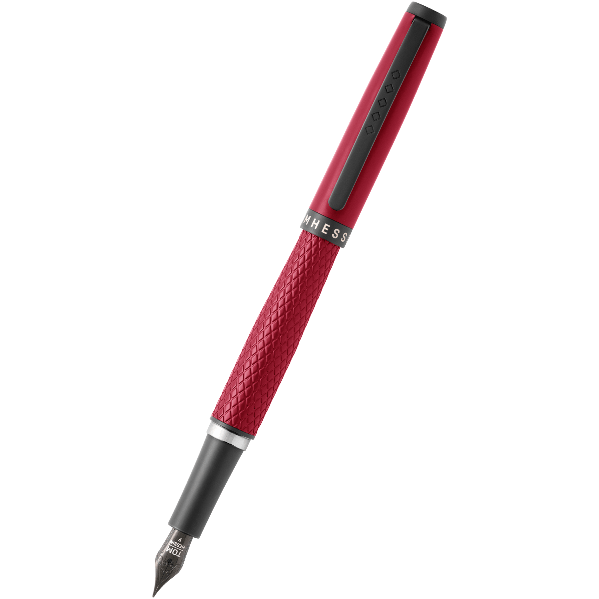 Tom Hessin Magnetic Gift Set - Poppy Red - Pen Boutique Ltd