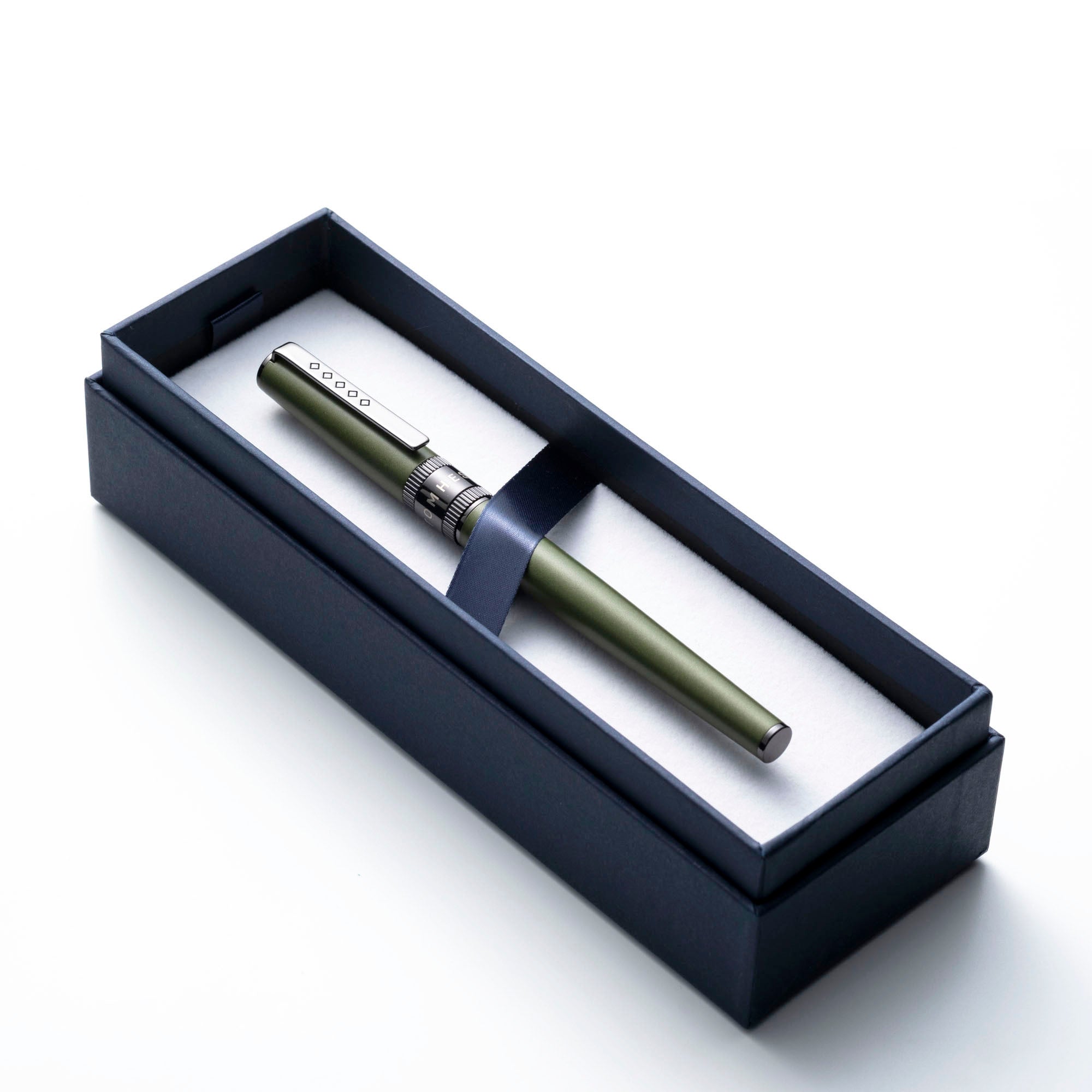 Tom Hessin Rebel "Garrison Green" Rollerball Pen – Gunmetal Trim - Pen Boutique Ltd