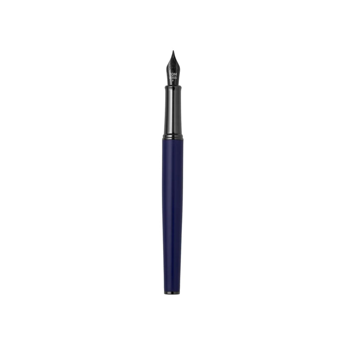 Tom Hessin Rebel "Oxford Blue" Fountain Pen – Gunmetal Trim-Pen Boutique Ltd