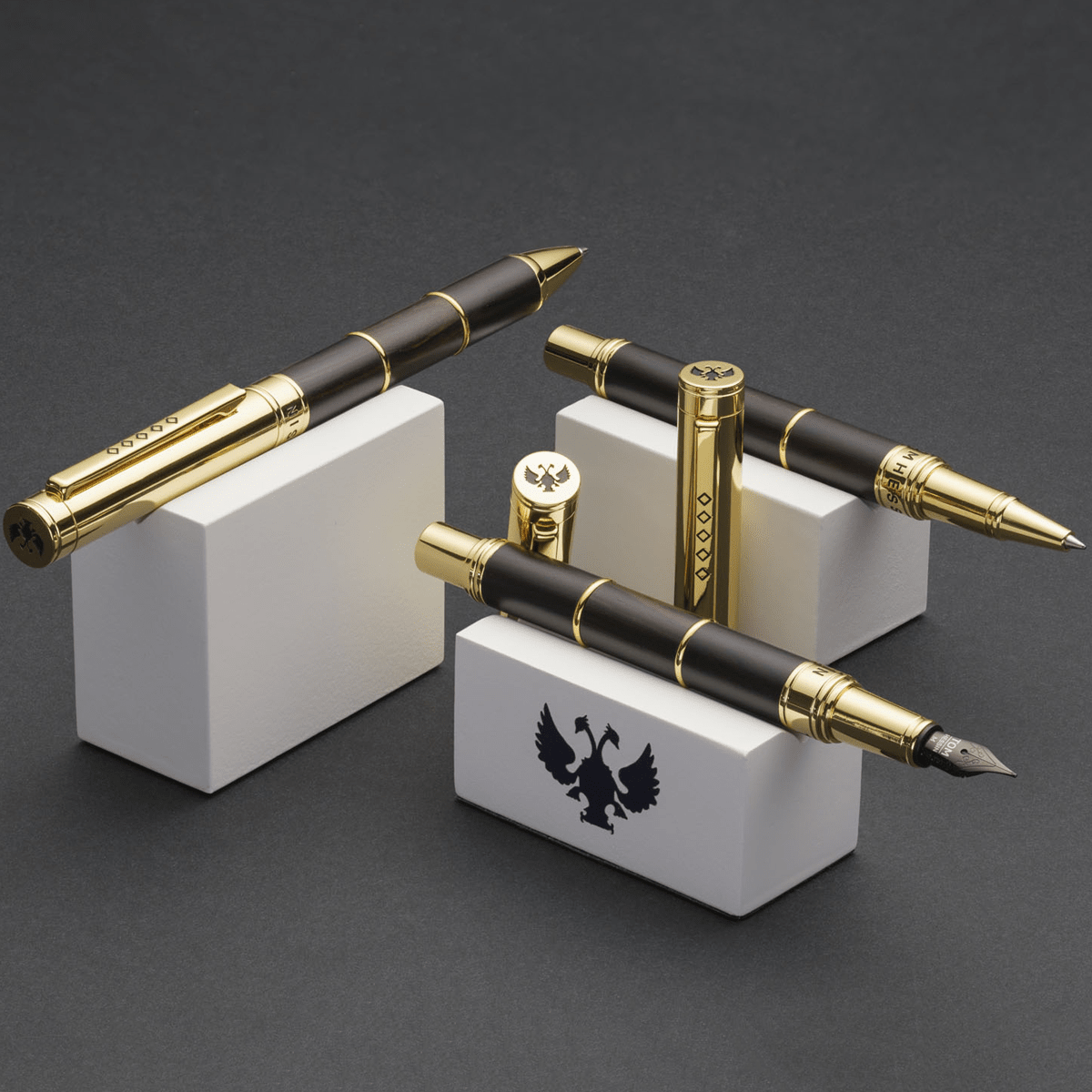 Tom Hessin Revolution Fountain Pen - Palace Gates Collection - Pen Boutique Ltd