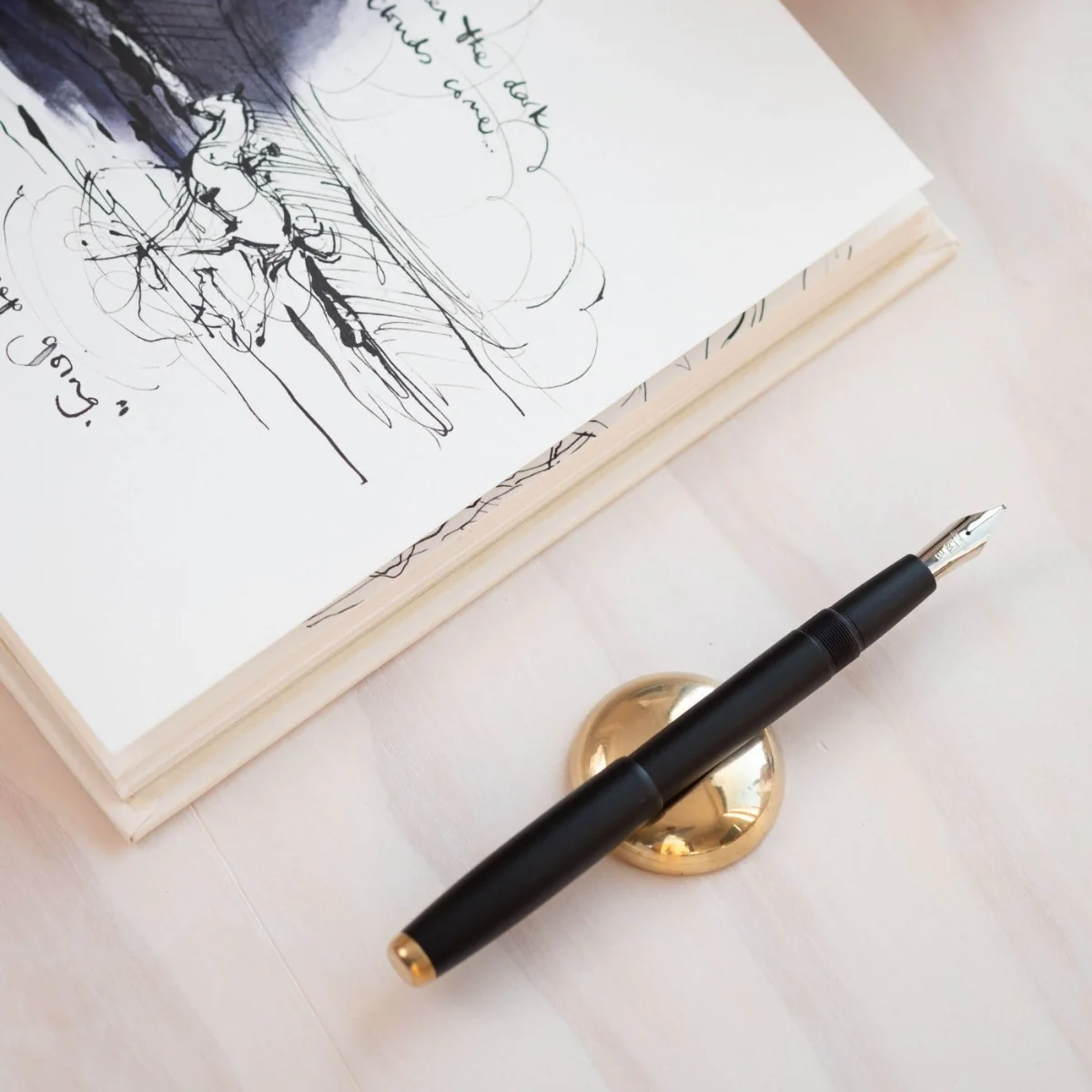 Tom Studio The Studio Fountain Pen – Black-Pen Boutique Ltd
