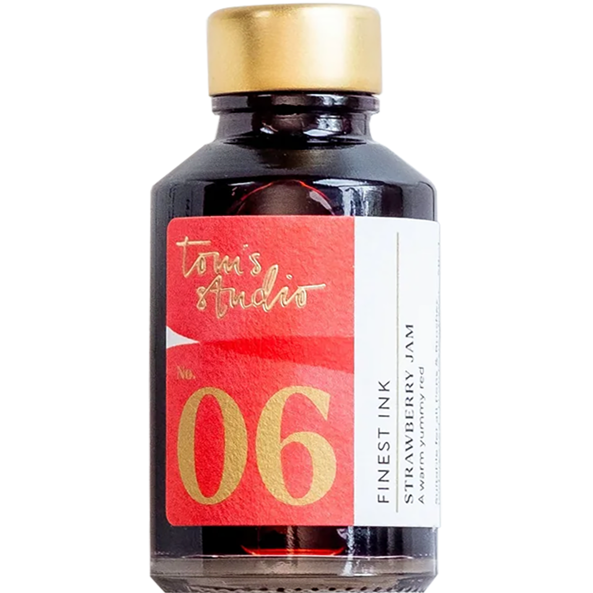 Tom's Studio Ink Bottles - 06 Strawberry Jam - 50ml-Pen Boutique Ltd