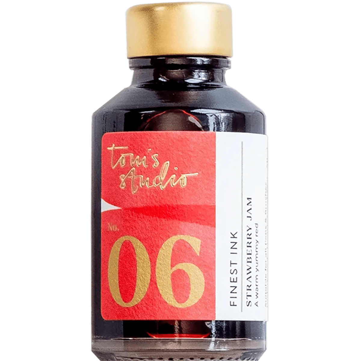Tom's Studio Ink Bottles - 06 Strawberry Jam - 50ml - Pen Boutique Ltd