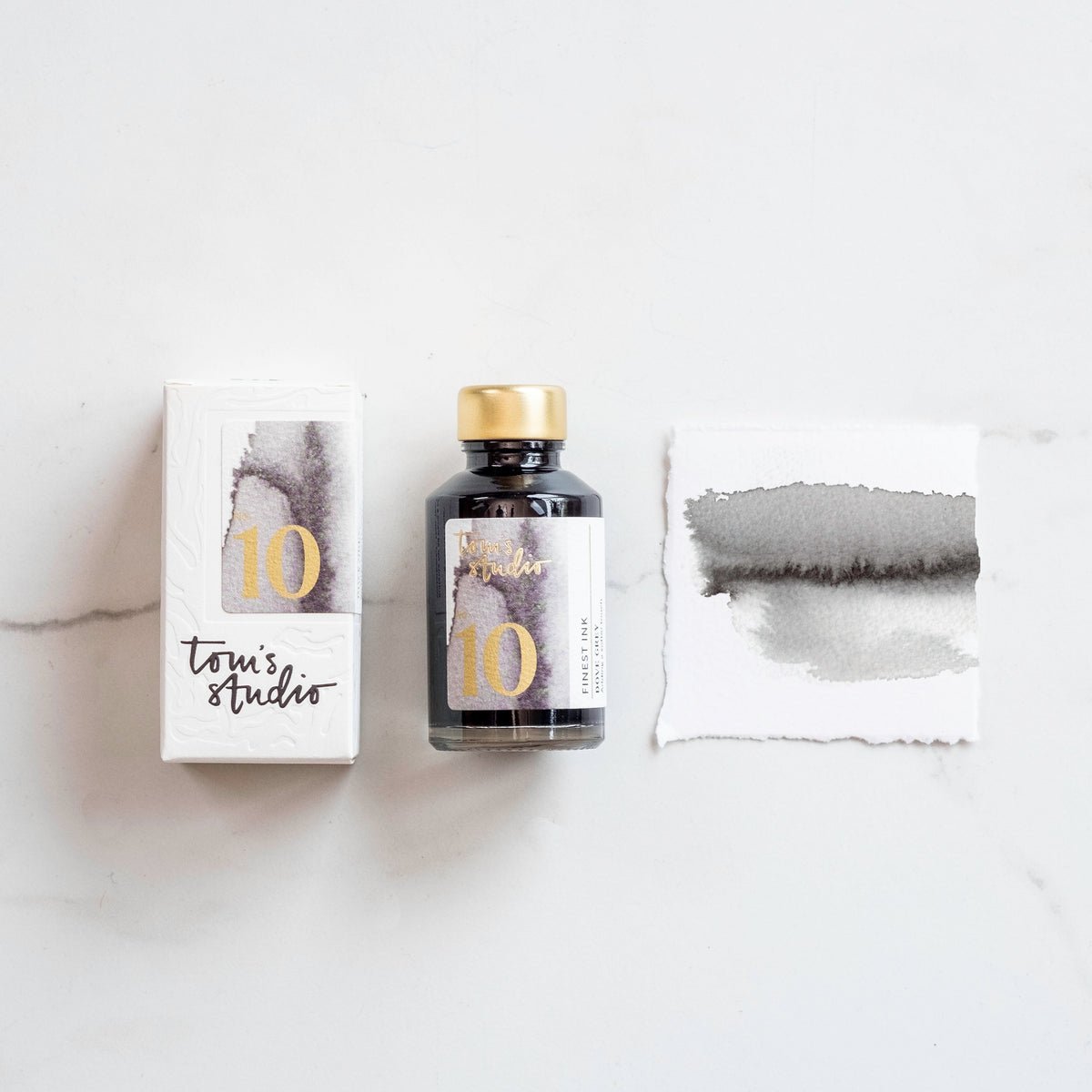 Tom's Studio Ink Bottles - 10 Dove Grey - 50ml - Pen Boutique Ltd