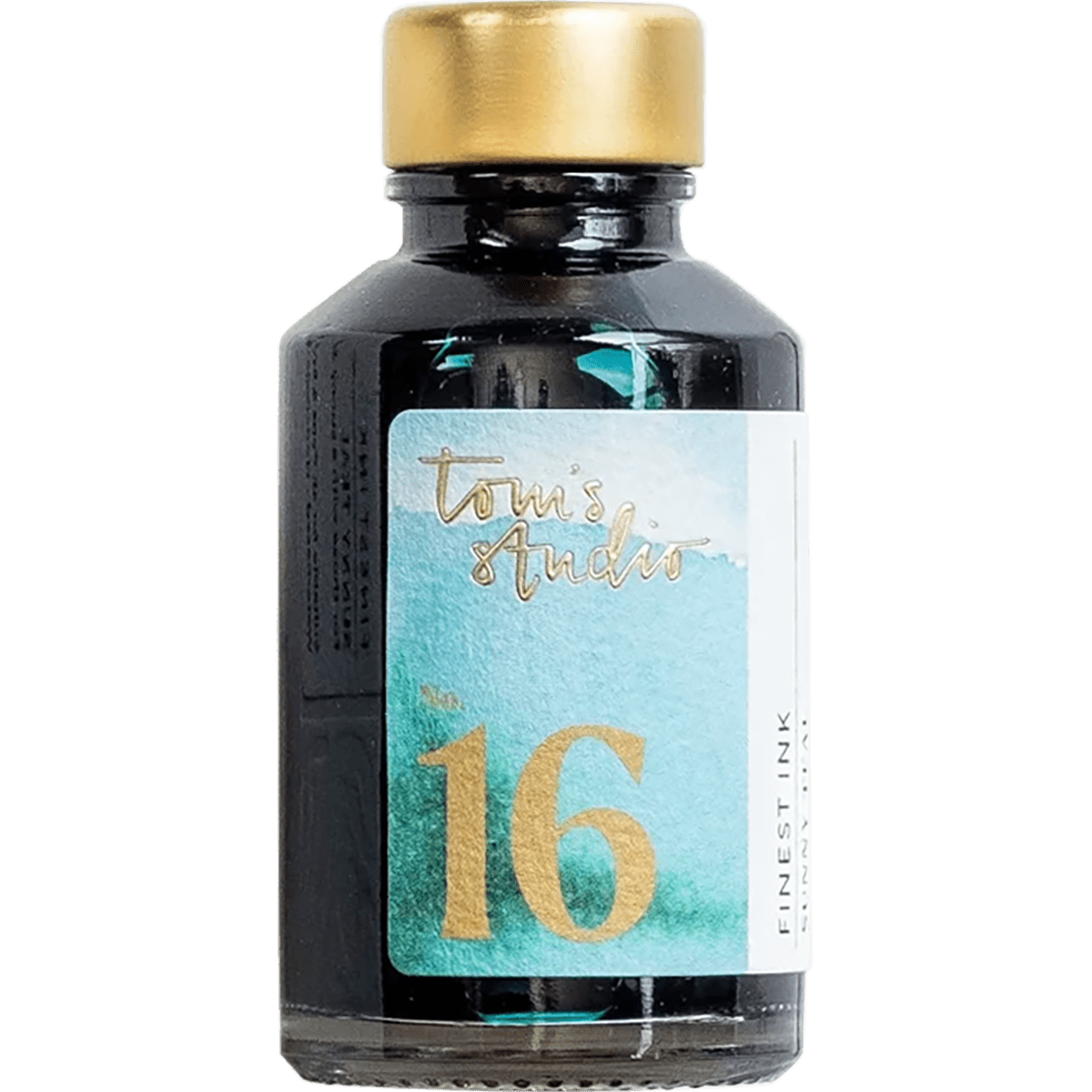 Tom's Studio Ink Bottles - 16 Sunny Teal - 50ml - Pen Boutique Ltd