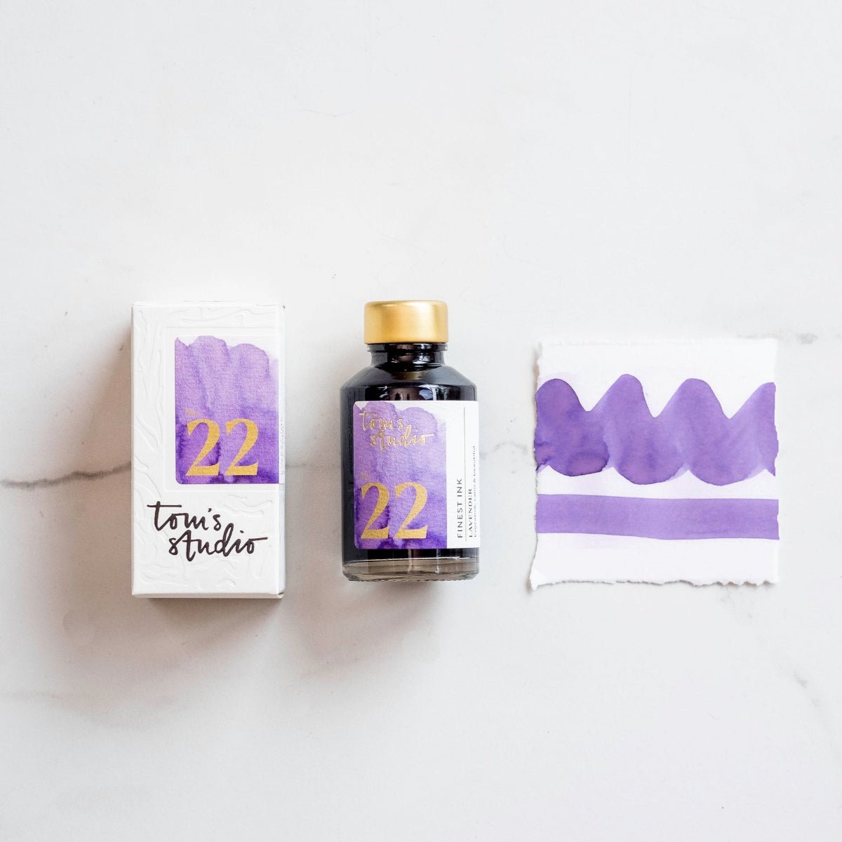 Tom's Studio Ink Bottles - 22 Lavender - 50ml - Pen Boutique Ltd