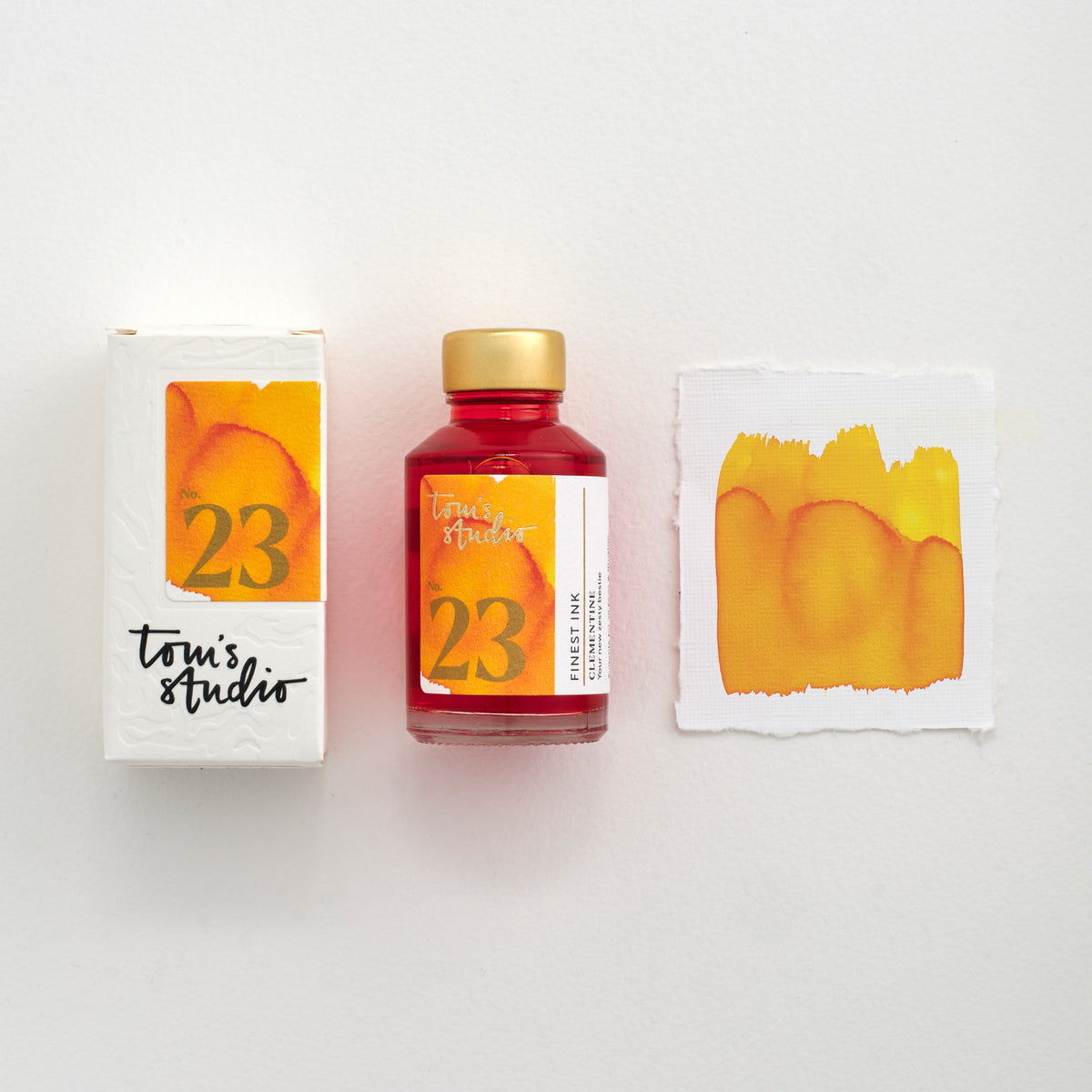 Tom's Studio Ink Bottles - 23 Clementine - 50ml-Pen Boutique Ltd