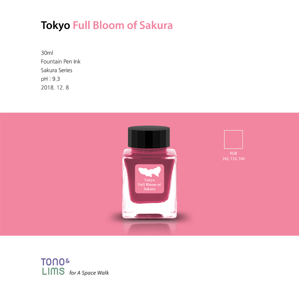 Tono & Lims Prefecture Collection - Full Bloom of Sakura - 30ml-Pen Boutique Ltd