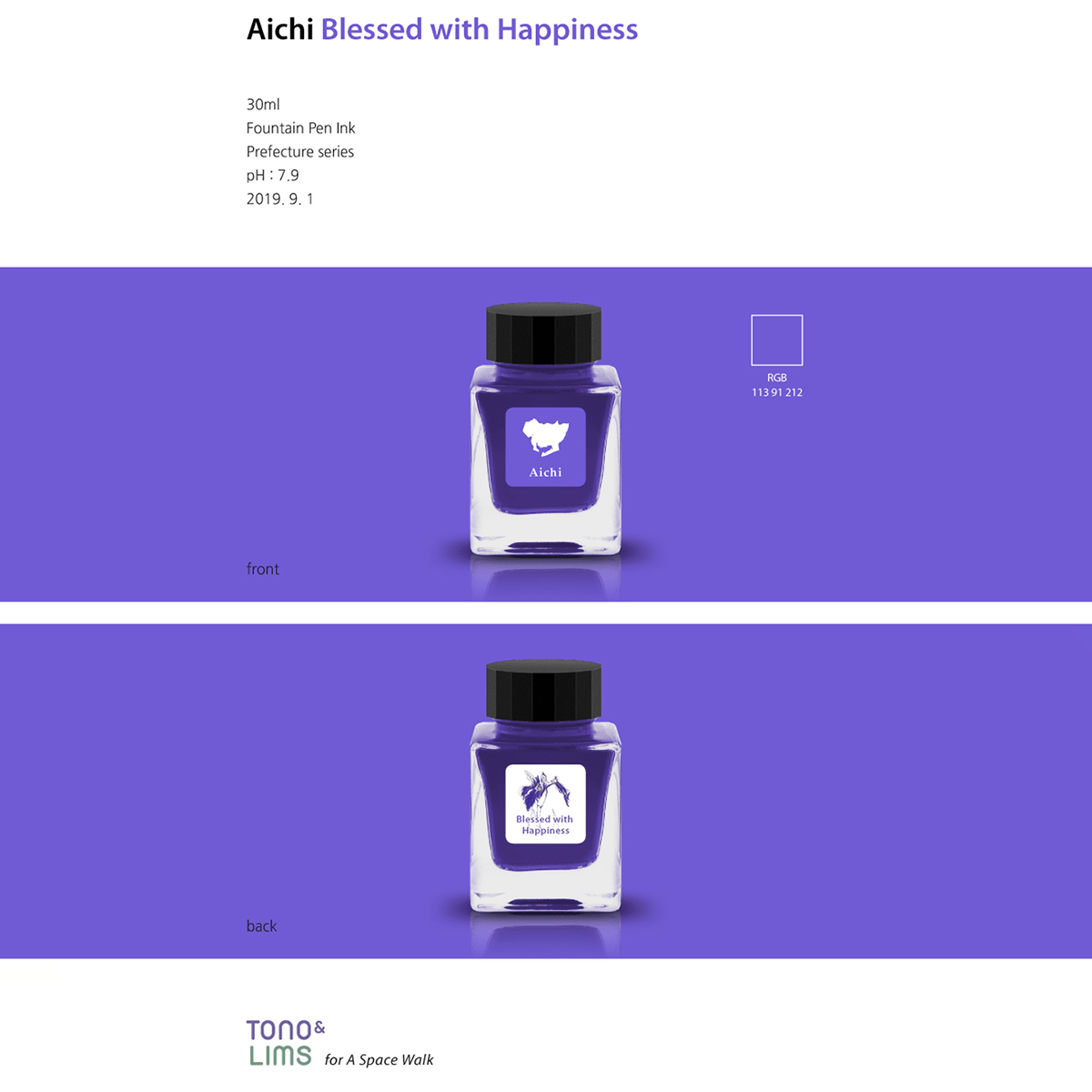 Tono & Lims Prefecture Collection - Blessed with Happiness - 30ml - Pen Boutique Ltd