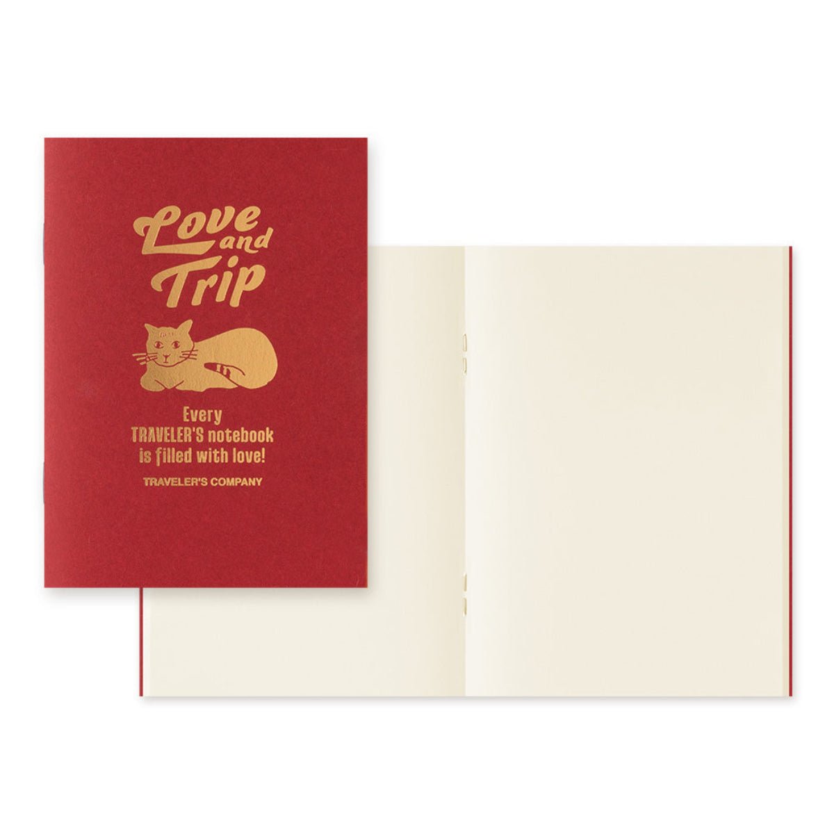Traveler's Notebook - Love and Trip (Passport Size) 2025 Edition - Pen Boutique Ltd
