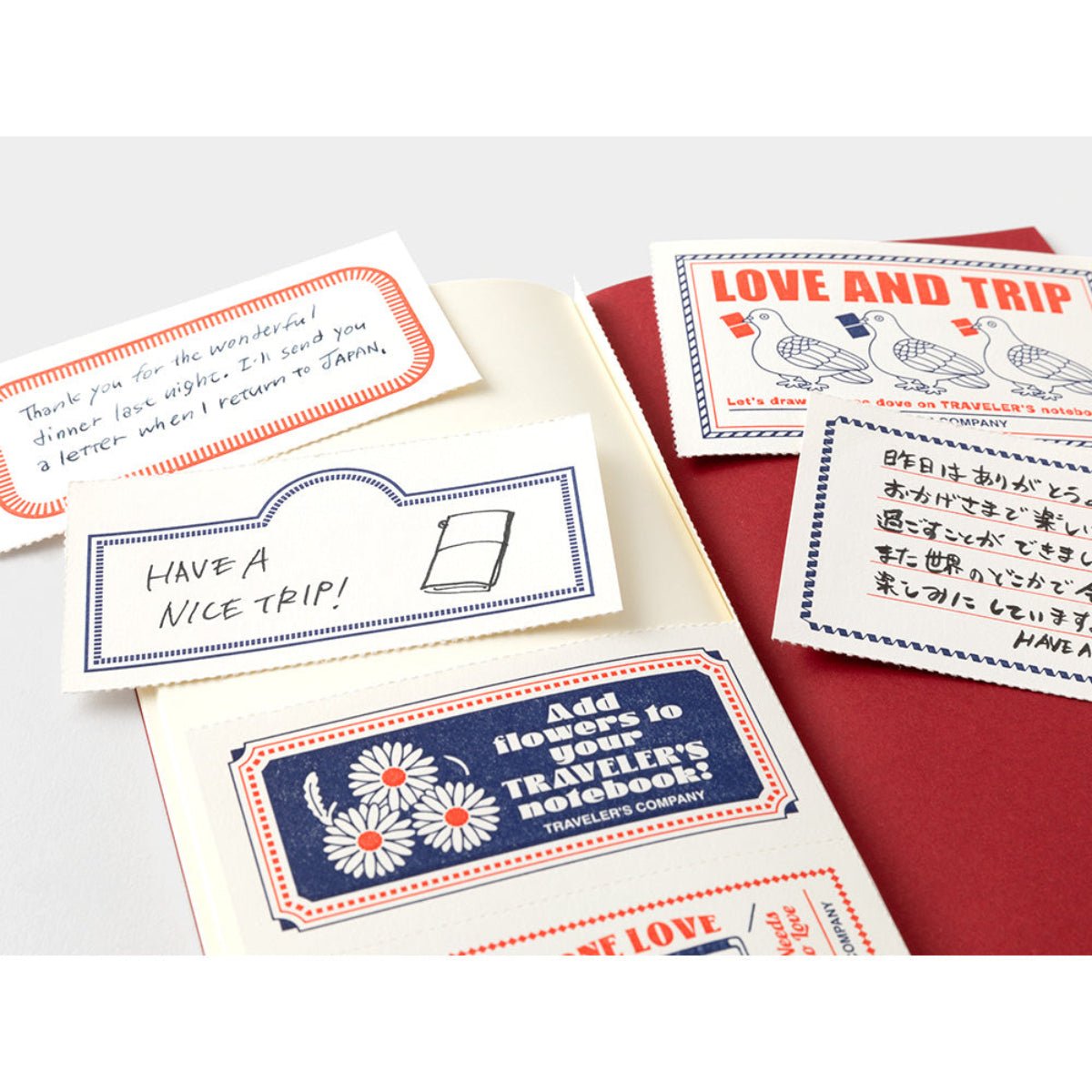 Traveler's Notebook - Love and Trip (Regular Size) 2025 Edition - Pen Boutique Ltd