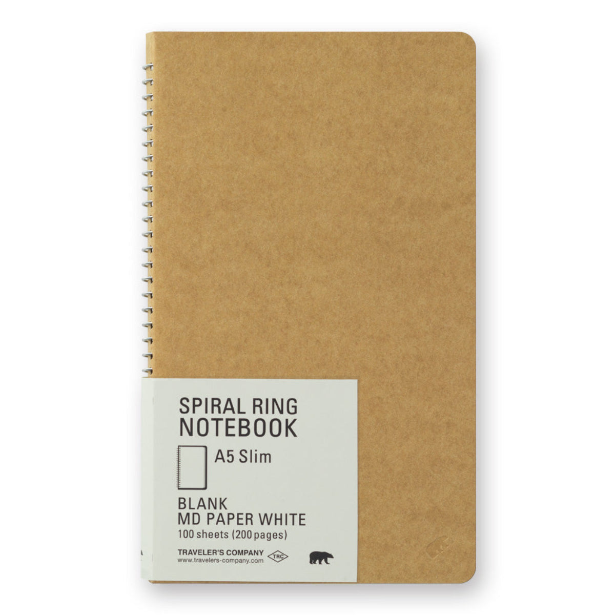 Traveler's Spiral Ring Notebook - A5 MD Paper - Slim