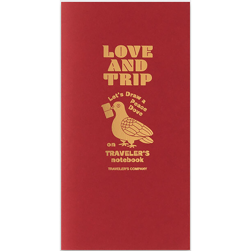 Traveler's Notebook Refill - Love and Trip (Regular Size)-Pen Boutique Ltd