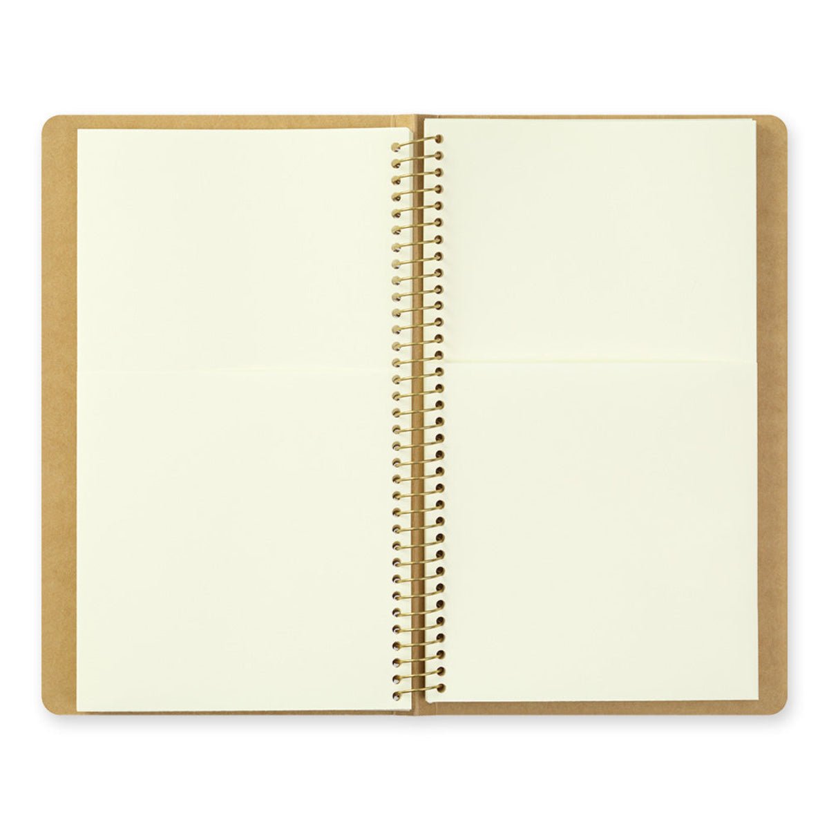 Traveler's Spiral Ring Notebook - A5 Paper Pocket - Slim - Pen Boutique Ltd
