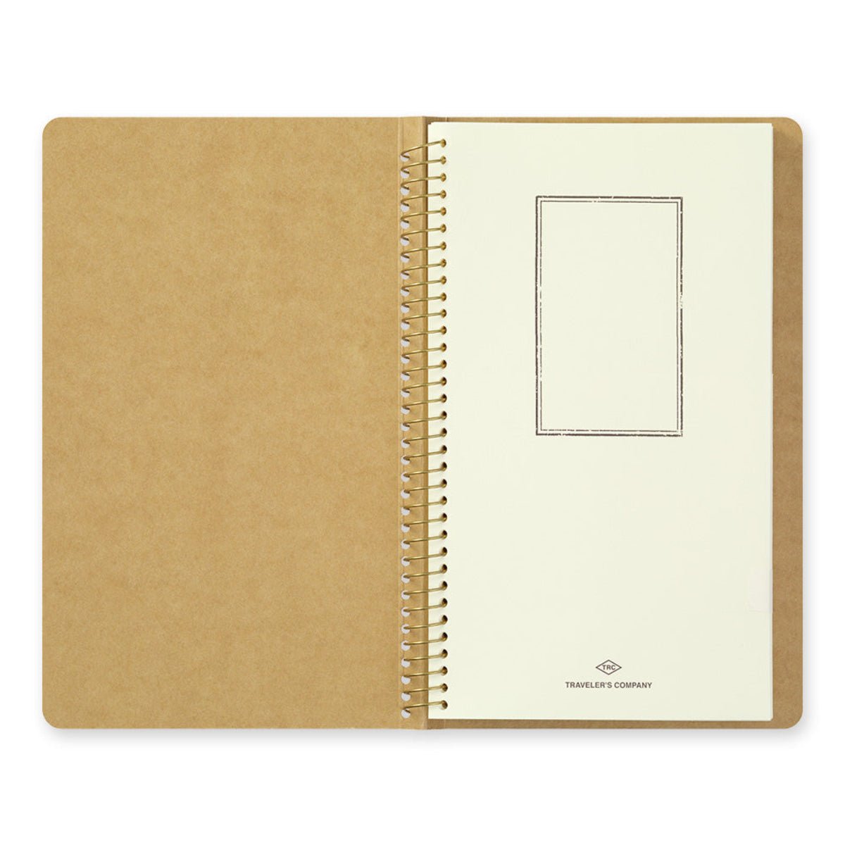 Traveler's Spiral Ring Notebook - A5 Paper Pocket - Slim - Pen Boutique Ltd