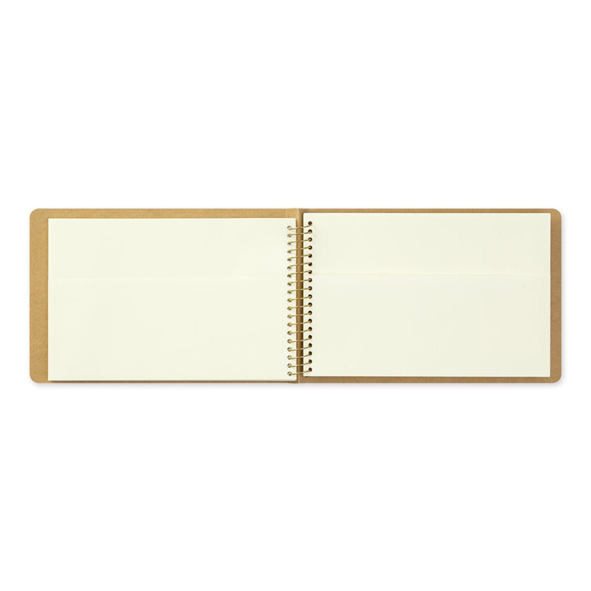 Traveler's Spiral Ring Notebook - B6 Paper Pocket - Slim - Pen Boutique Ltd