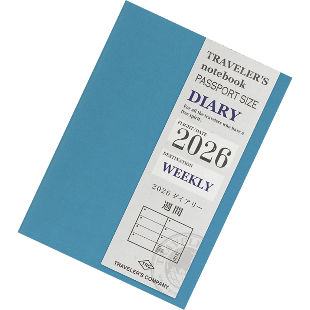 Traveler's Notebook 2026 Weekly Planner - Passport Size